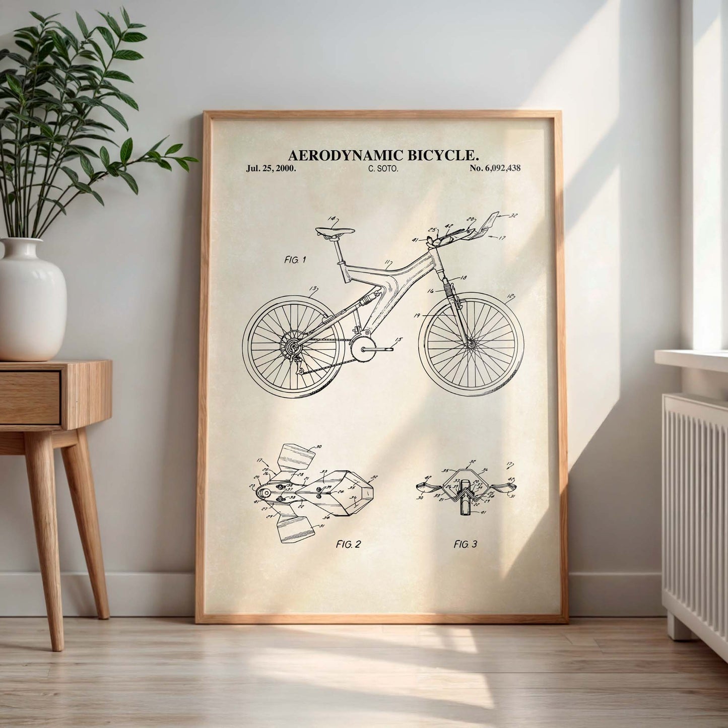 Cycling Wall Art - Aero Bicycle Print - PRINTABLE DIGITAL DOWNLOAD