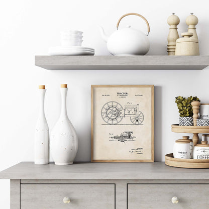 Tractor Wall Art - 1931 Tractor Patent Print - PRINTABLE DIGITAL DOWNLOAD