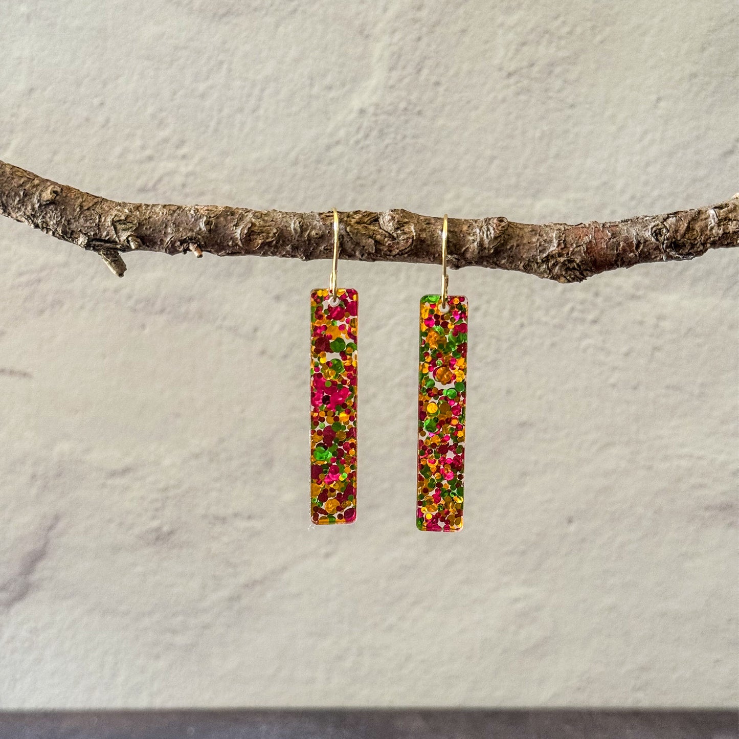 Glitter Bar Earrings