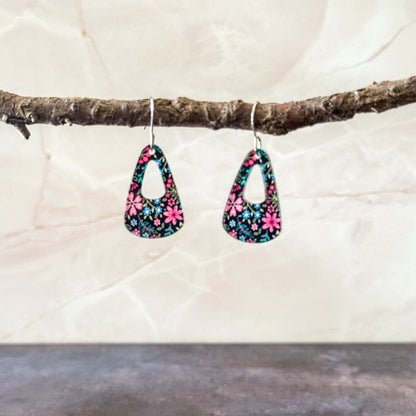 Micro Floral Dangle Earrings - In Bloom Artisan Jewelry