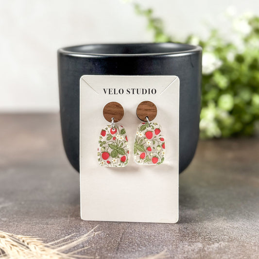 Strawberry Dangle Earrings