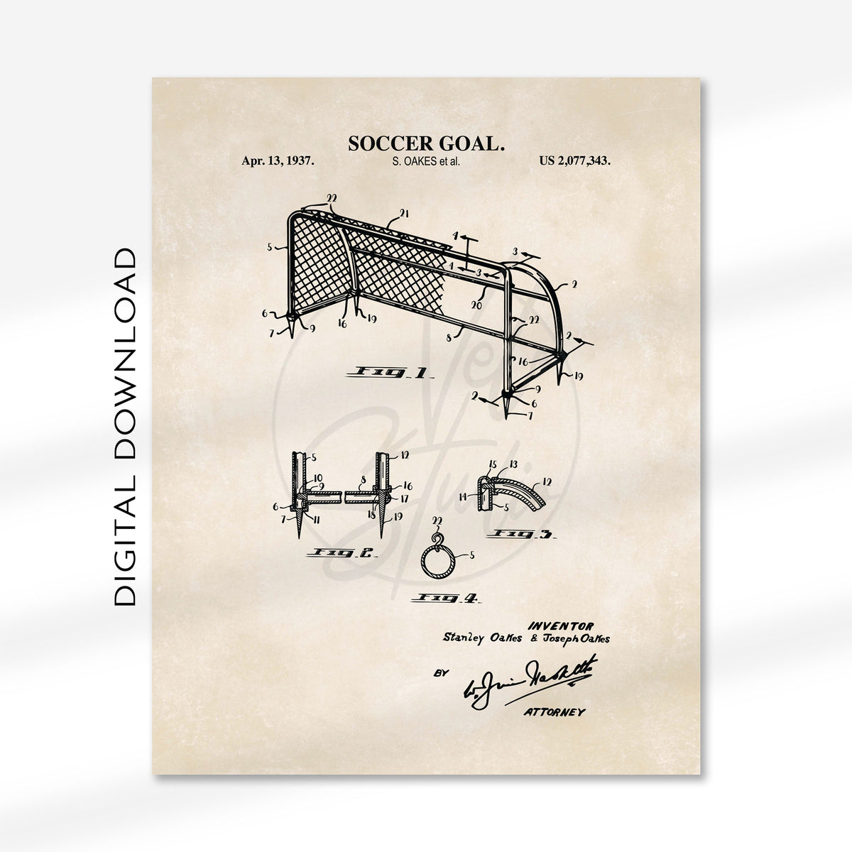 Soccer Wall Art Set - DIGITAL DOWNLOAD