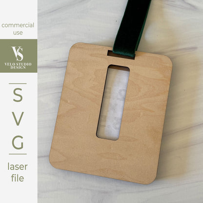 Wallet Photo Frame SVG | Hanging Frame Laser Cut File
