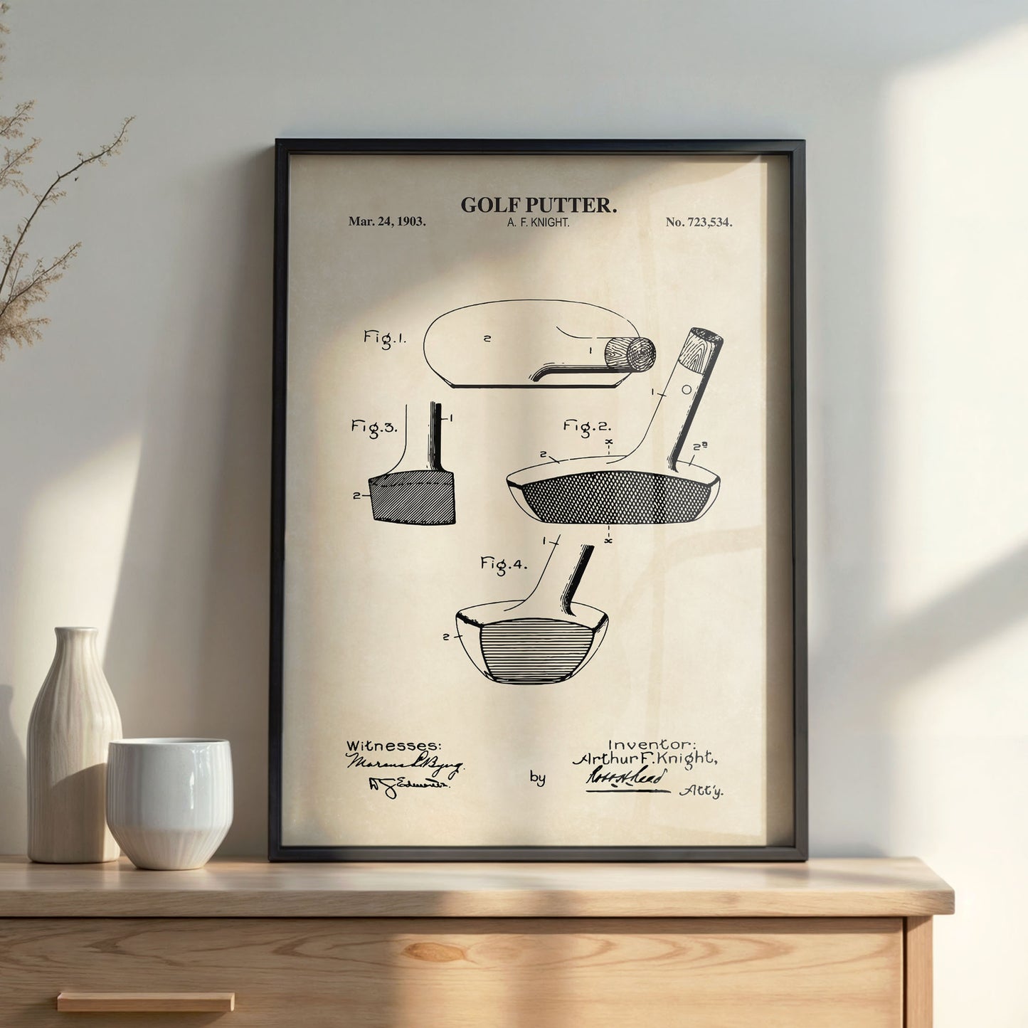 Golf Putter Wall Art - DIGITAL DOWNLOAD