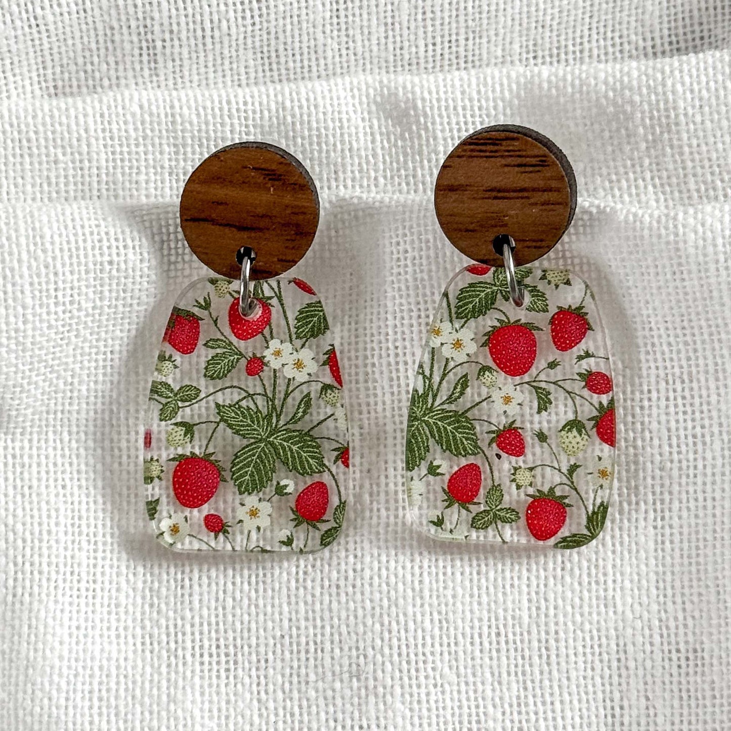 Strawberry Dangle Earrings
