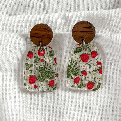 Strawberry Dangle Earrings