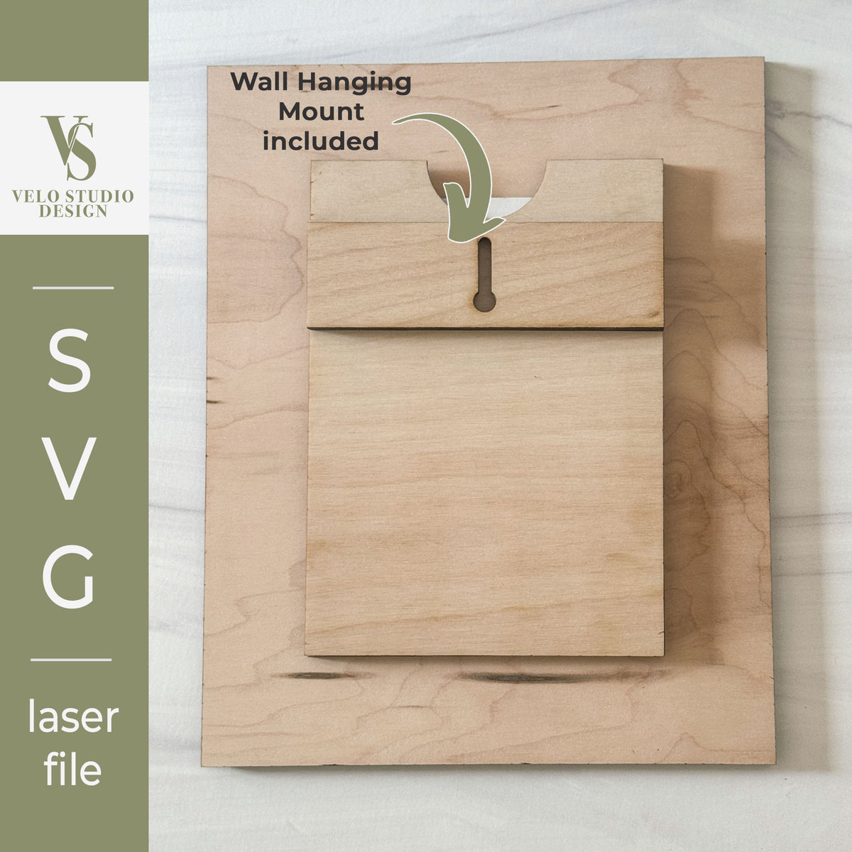 Geometric Photo Frame SVG | 4x6 Laser Cut File