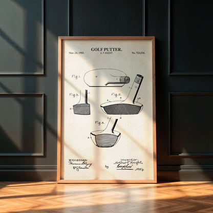 Golf Putter Wall Art - DIGITAL DOWNLOAD