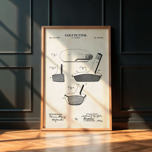 Golf Putter Wall Art - DIGITAL DOWNLOAD