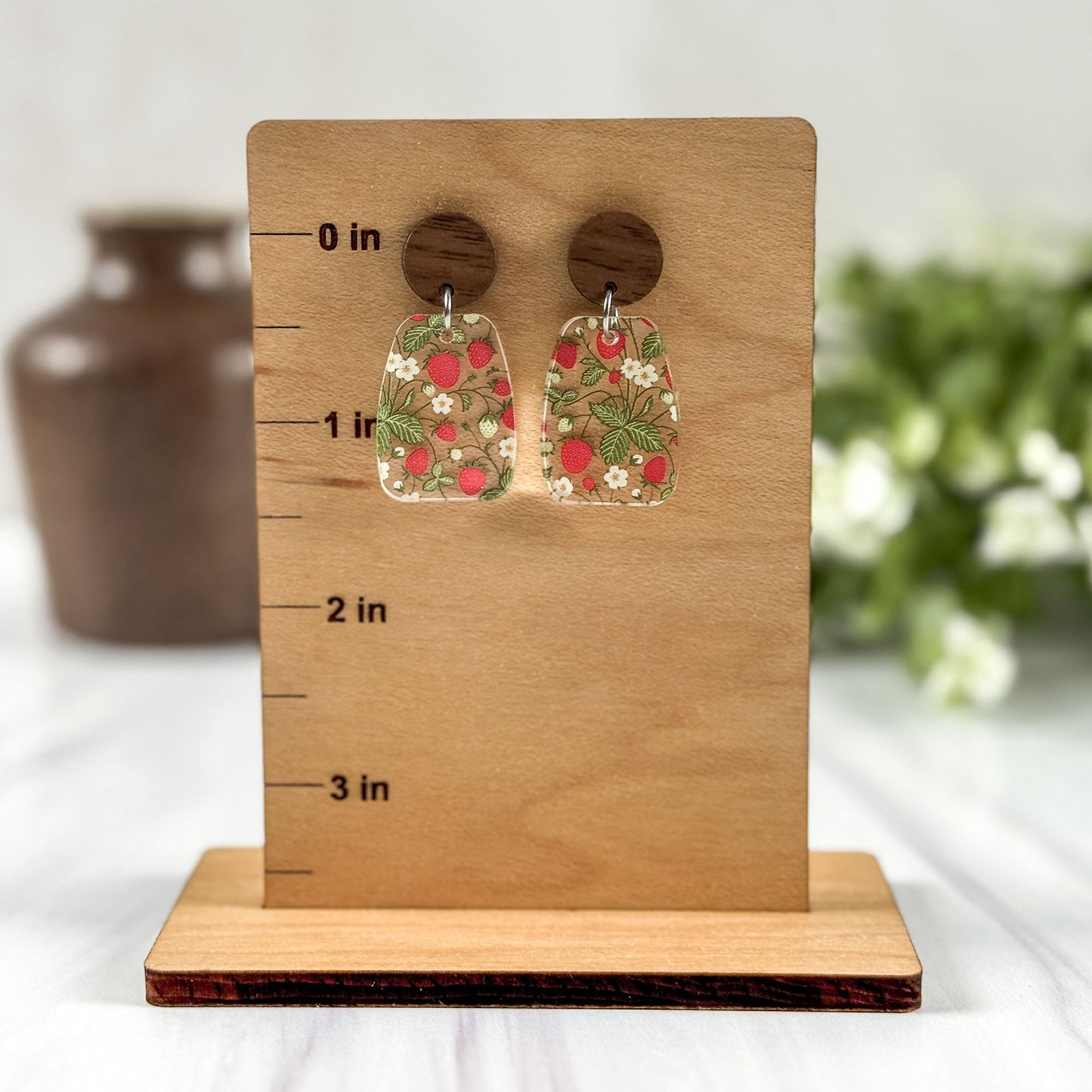 Strawberry Dangle Earrings