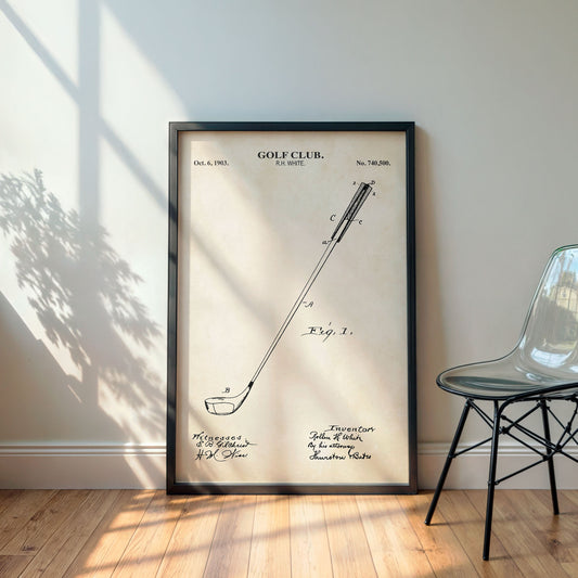 Golf Club Wall Art - DIGITAL DOWNLOAD