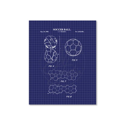 Soccer Ball Patent Wall Art - Ready to Frame Print