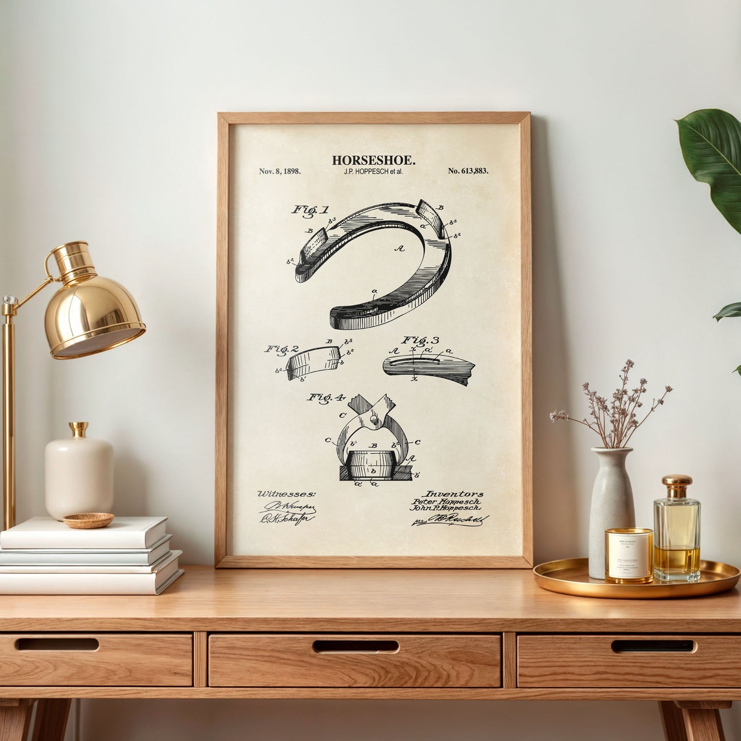 Horseshoe Print - Equestrian Wall Art - DIGITAL DOWNLOAD