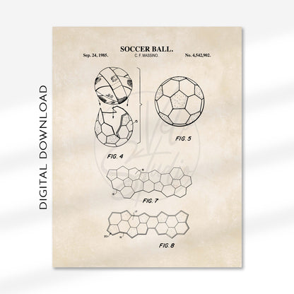 Soccer Wall Art Set - DIGITAL DOWNLOAD