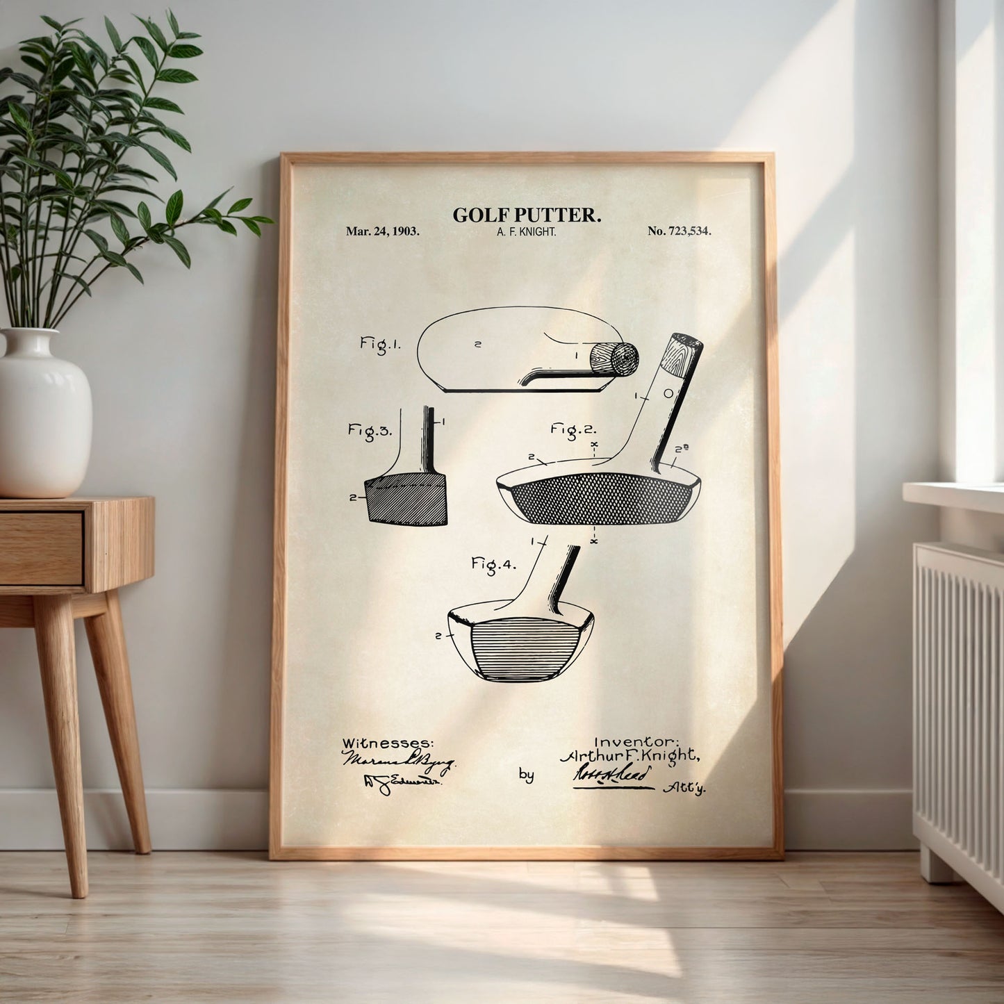 Golf Putter Wall Art - DIGITAL DOWNLOAD