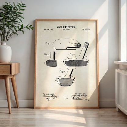 Golf Putter Wall Art - DIGITAL DOWNLOAD