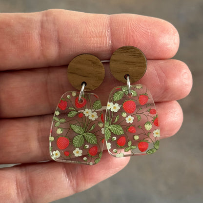 Strawberry Dangle Earrings