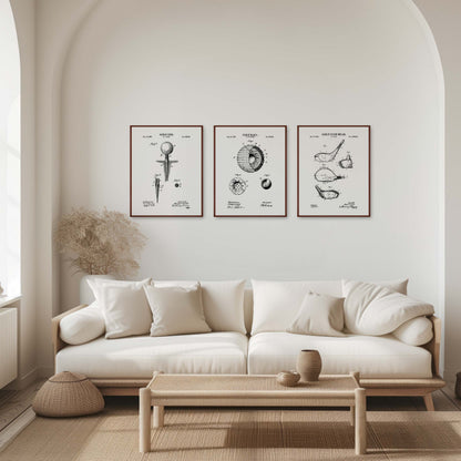 Modern living room with a white sofa, coffee table, and framed artwork on the wall.