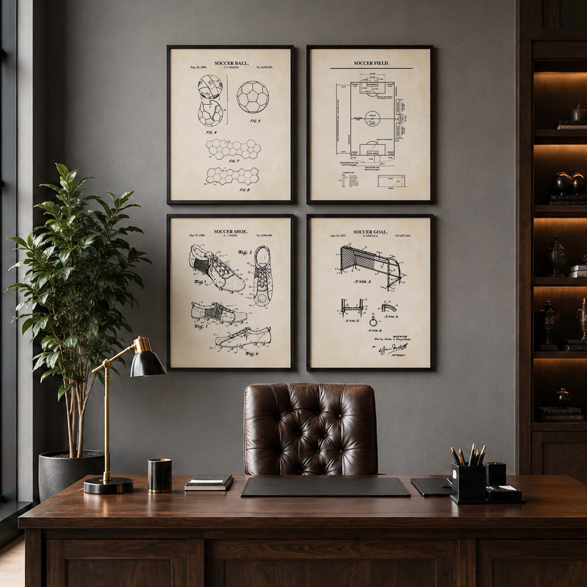 Soccer Wall Art Set - DIGITAL DOWNLOAD