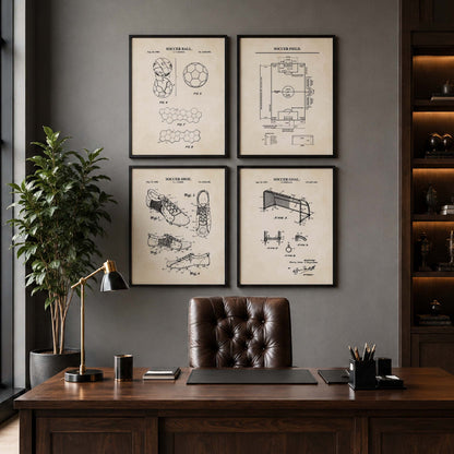 Soccer Wall Art Set - DIGITAL DOWNLOAD
