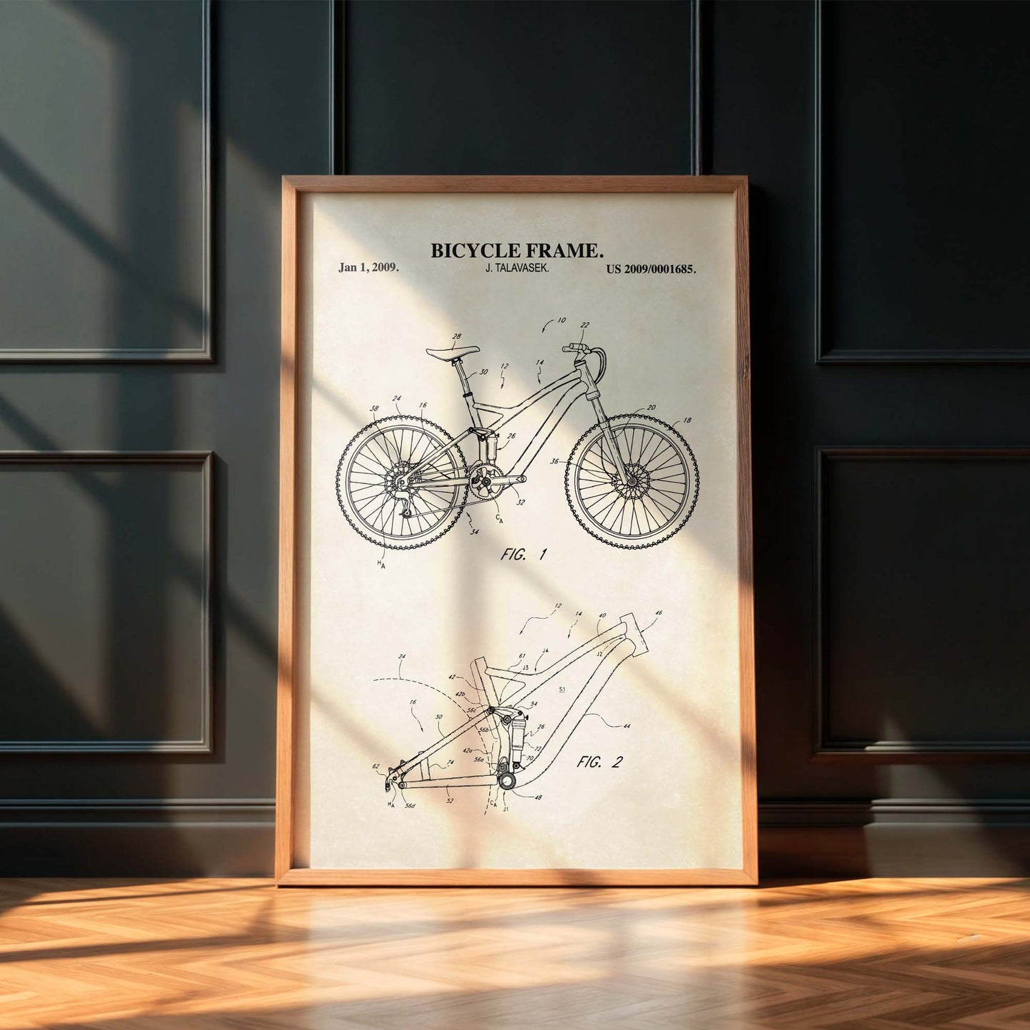 Mountain Bike Wall Art Print  - PRINTABLE DIGITAL DOWNLOAD