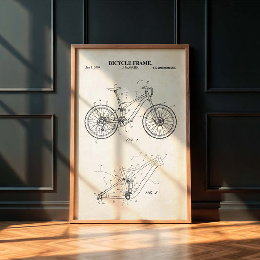 Mountain Bike Wall Art Print  - PRINTABLE DIGITAL DOWNLOAD