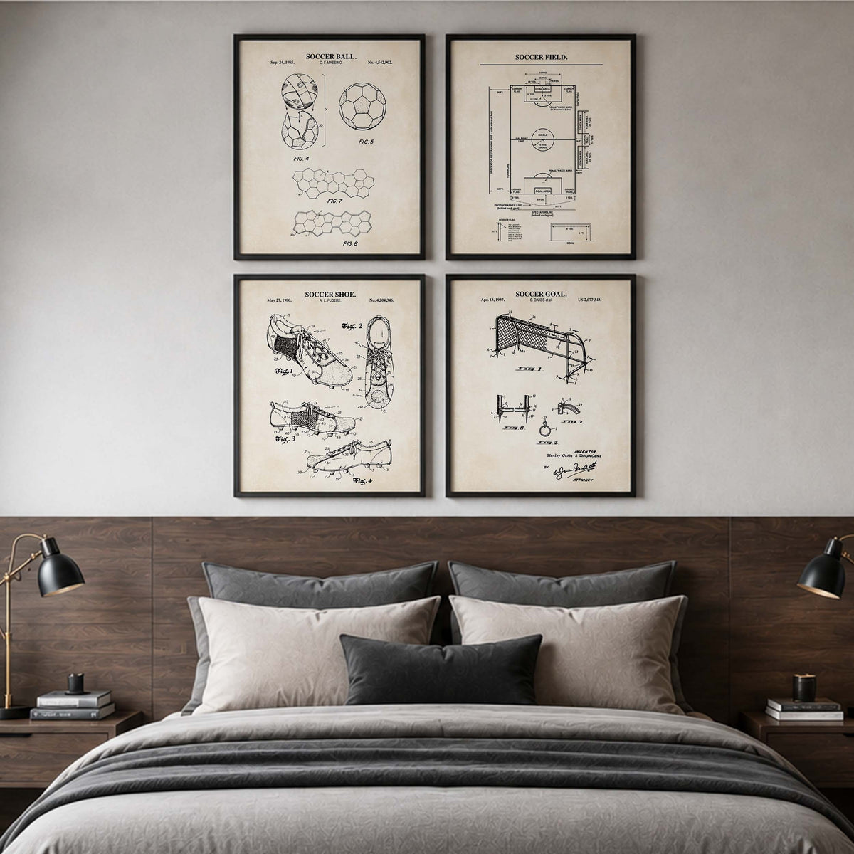 Soccer Wall Art Set - DIGITAL DOWNLOAD