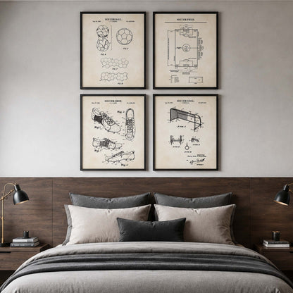 Soccer Wall Art Set - DIGITAL DOWNLOAD