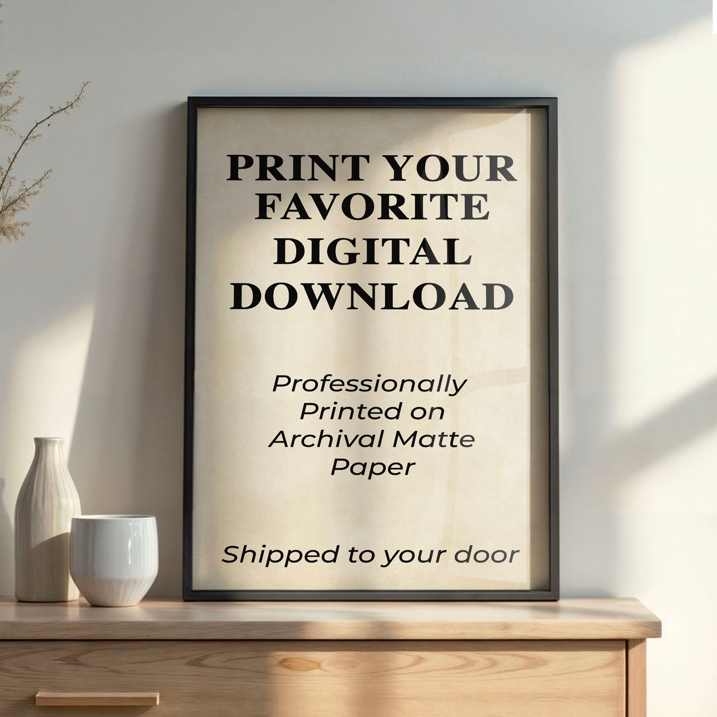 Digital Download Print Upgrade - Upgrade to a Professionally Printed Art Print
