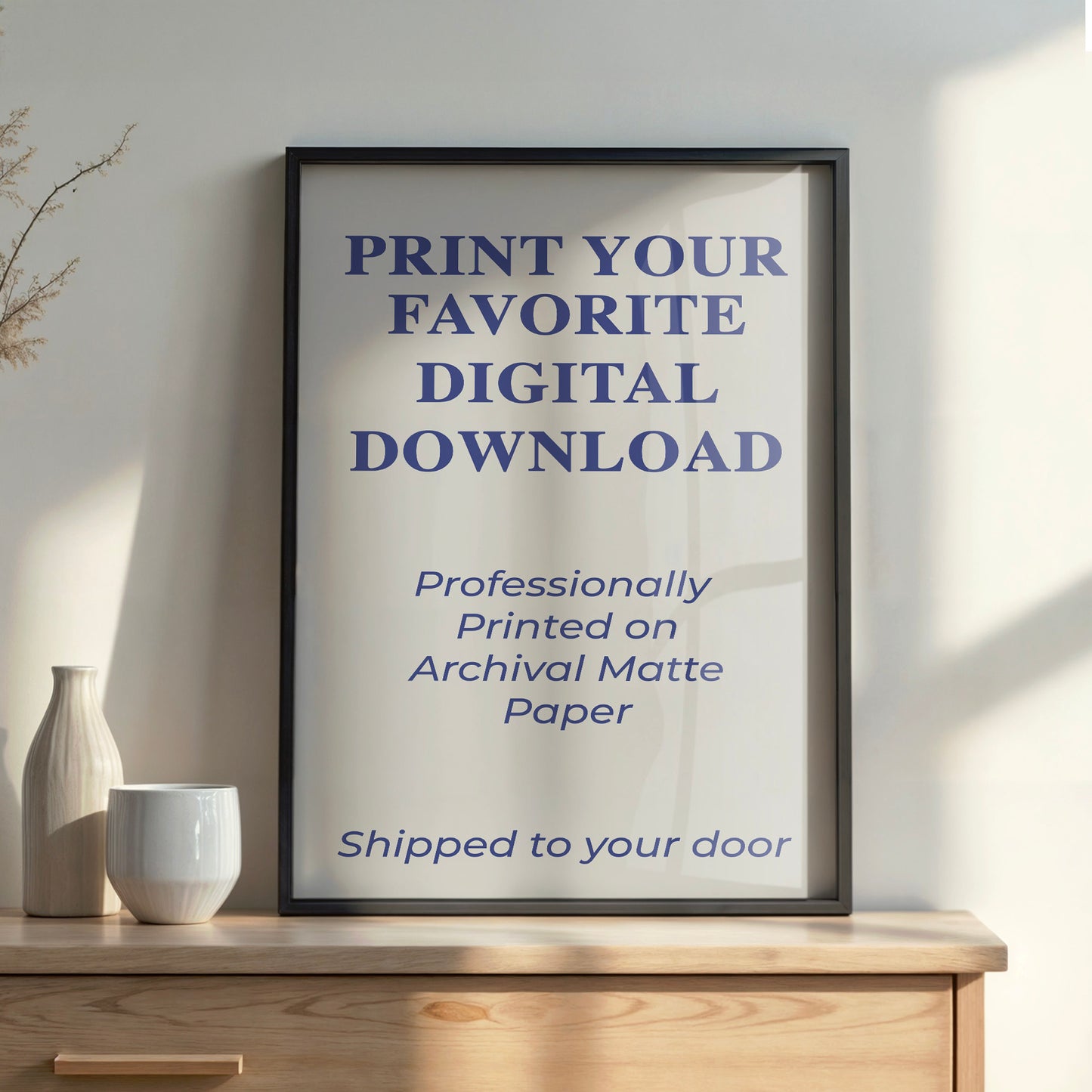 Digital Download Print Upgrade - Upgrade to a Professionally Printed Art Print