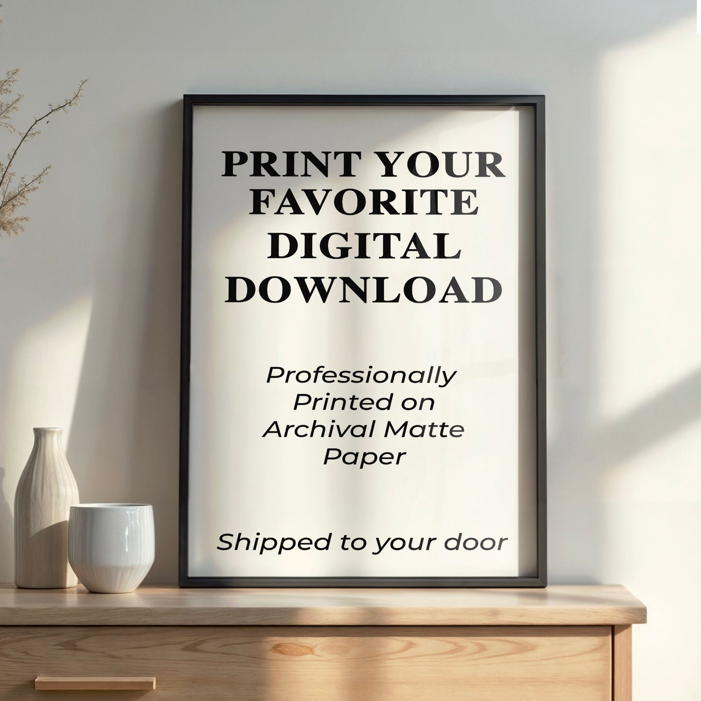 Digital Download Print Upgrade - Upgrade to a Professionally Printed Art Print